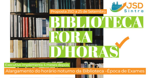Nós pedimos, e agora, a Biblioteca tem Horário alargado!!